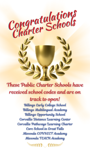 Congratulations Charter Schools!